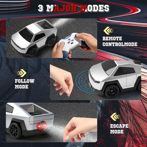 Scratch-Resistant Follow-Me Pickup Remote-Controlled Car/Remote-Controlled Truck Pickup | Kids' Remote-Controlled Cars | Rechargeable Alloy Racing Truck Toy