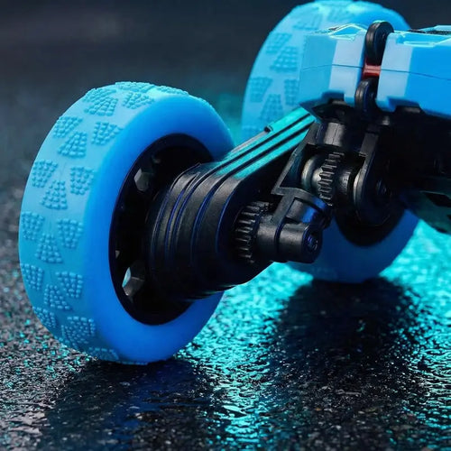 RC Stunt Car 360° Flip, LED Light Wheels, Rechargeable Remote Control Car for Kids, Double-Sided Driving Rc Controlled Rc Cars