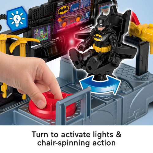 DC Super Friends Bat Command Center Playset with Lights & Batman Figure