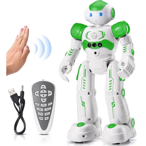 Kingsdragon RC Robot Toys for Kids, Gesture & Sensing Programmable Remote Control Smart Robot for Age 3 4 5 6 7 8 Year Old Boys Girls Birthday Gift Present
