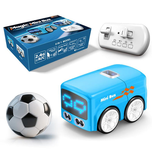 2.4G Multi-Mode Remote-Controlled Car Toy - RC Cars, 5 in 1 Model with LED Display, Soccer Ball Attachment, Unisex Classroom Party Favor Gift