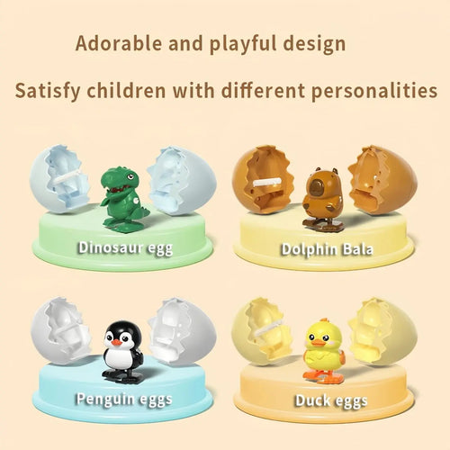 Funny Hatching Egg Wind up Toys - Cute Walking Duck & Capybara&Penguin&Dinosaur, Fun Creative Gifts, Walking Hatching Animals, Fun Toy, Prank Toy, Novelty Toy Thanksgiving Gifts, Christmas Gifts, Easter Gifts Dinosaur Toys Dinosaur Toys for Kids 3-5