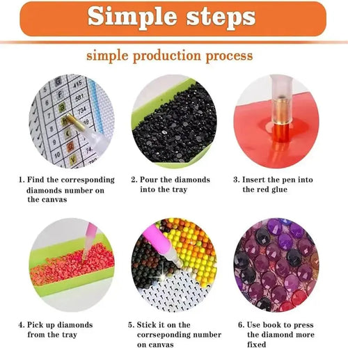 Cow Diamond Art Kits for Adults Beginner,Diy Truck Diamond Painting 5D round Full Drill Highland Cow Diamond Dots Gem Art Crafts with Tools Animal Crafts for Wall Decor 12X12In