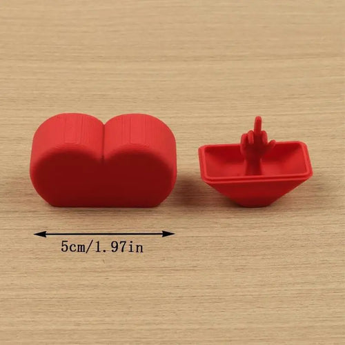 Funny Heart-Shaped Middle Finger Gift Box, Novelty Gag Gift Box Party Favor, Quirky Gift, Funny Gag Gifts
