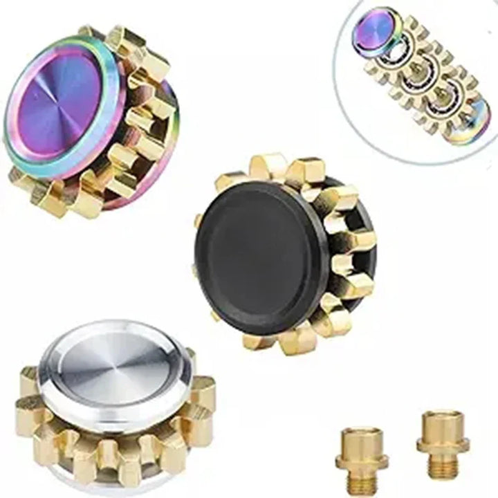 Mini Metal Gear Gyroscope Fidget Spinner EDC Stress Relief Toy