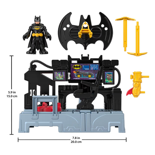 DC Super Friends Bat Command Center Playset with Lights & Batman Figure