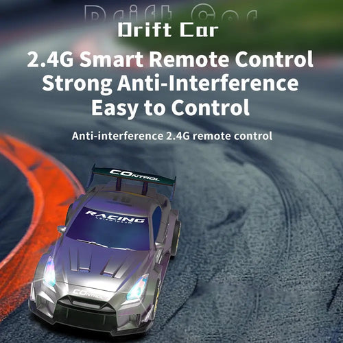 Remote Control Drift Car 2.4Ghz 4WD Vehicle Rc Cars Remote Controlled Car with LED Lights Drifting Tire Racing Sport Toy for Adults Boys Girls Kids Gifts Rc Drift Car