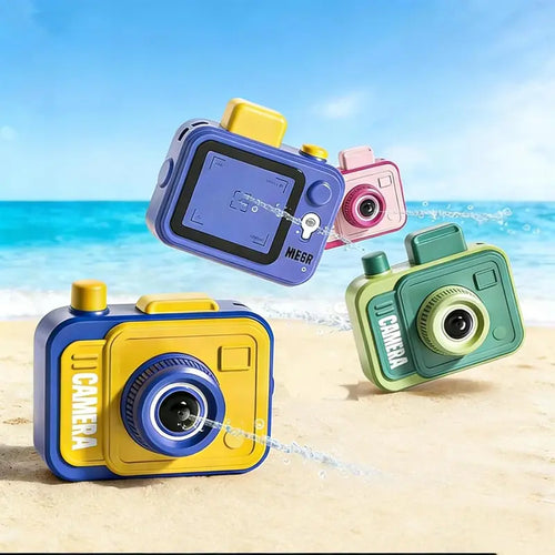 Camera-Look Kids' Plastic Water Squirt Gun, Pocket-Sized 2-Way Spray Toy, Built for Kids and Family Fun, Ideal for Backyard Water Fights, Beach Days