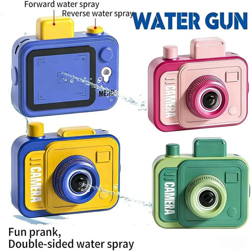 Camera-Look Kids' Plastic Water Squirt Gun, Pocket-Sized 2-Way Spray Toy, Built for Kids and Family Fun, Ideal for Backyard Water Fights, Beach Days