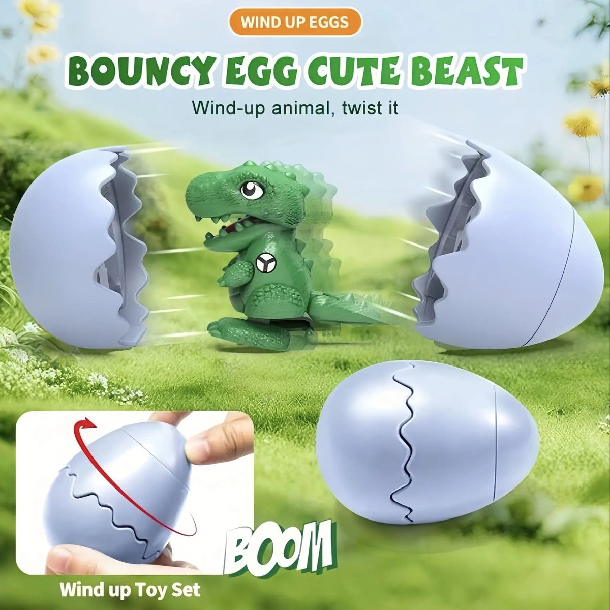 Funny Hatching Egg Wind up Toys - Cute Walking Duck & Capybara&Penguin&Dinosaur, Fun Creative Gifts, Walking Hatching Animals, Fun Toy, Prank Toy, Novelty Toy Thanksgiving Gifts, Christmas Gifts, Easter Gifts Dinosaur Toys Dinosaur Toys for Kids 3-5