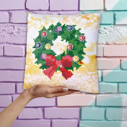 Diamond Dotz Pillow - Christmas Aesthetic Festive Home Decoration