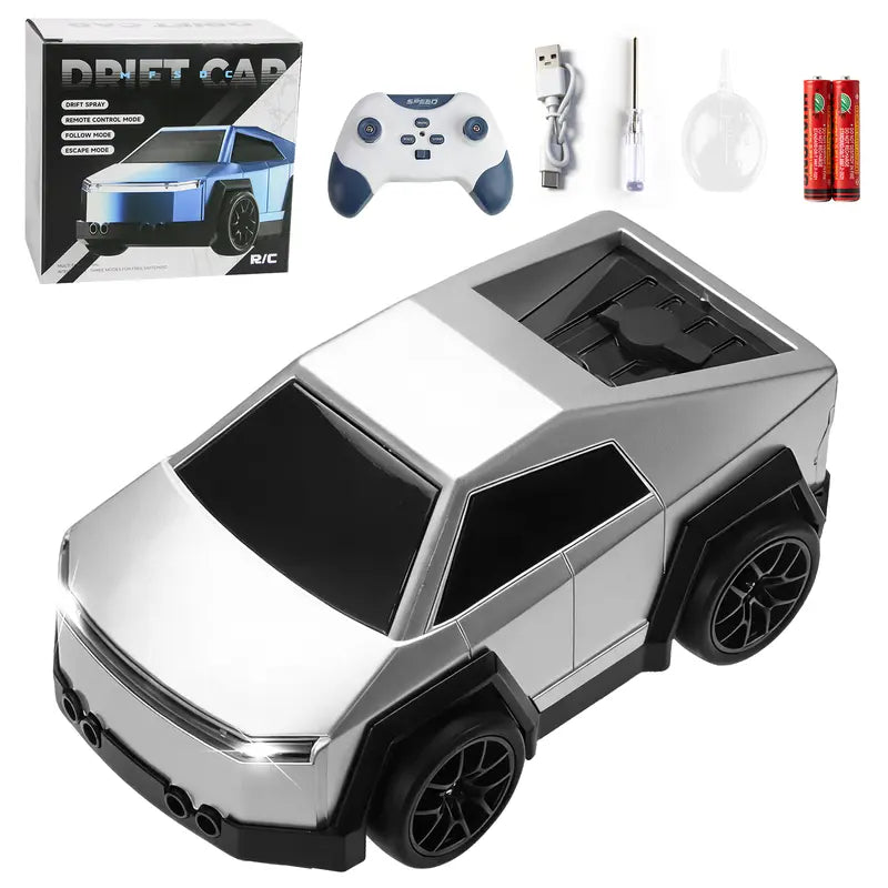 Scratch-Resistant Follow-Me Pickup Remote-Controlled Car/Remote-Controlled Truck Pickup | Kids' Remote-Controlled Cars | Rechargeable Alloy Racing Truck Toy