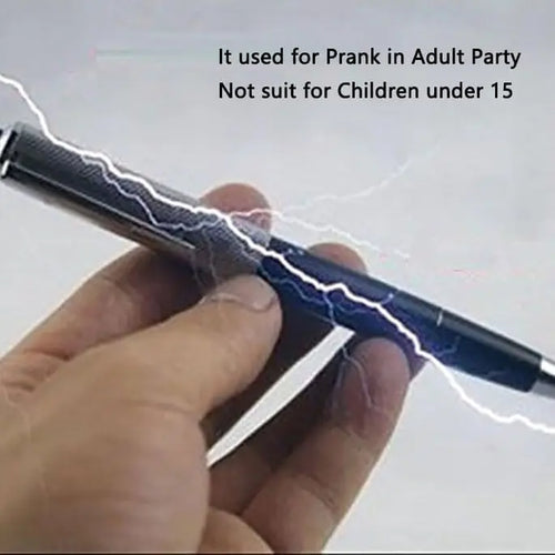 3Pcs Shocking Adult Prank Prop Joke to Friends Electric Shock Pen Shape Trick Gag Gadget Funny for Fool'S Day Halloween