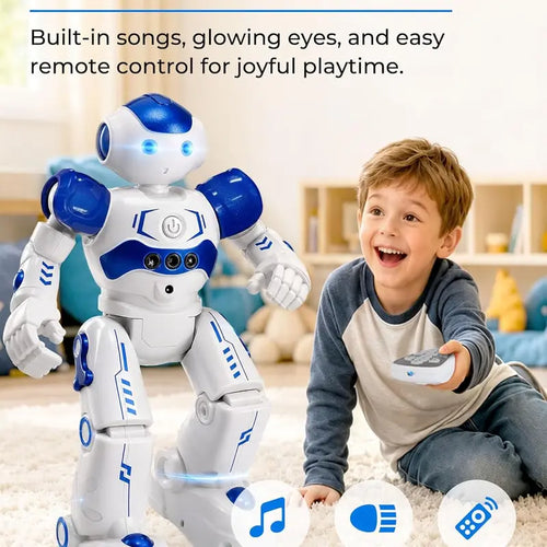 Kingsdragon RC Robot Toys for Kids, Gesture & Sensing Programmable Remote Control Smart Robot for Age 3 4 5 6 7 8 Year Old Boys Girls Birthday Gift Present