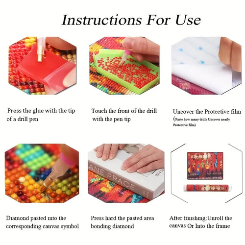 Chinese Style 5D Large AB Diamond Painting Kit for Adults, Peacock & Peony Mosaic, Waterproof Decorative DIY Needlework, 1X Diamond Tray, 39.37X15.7In Home & Office Decor, Peony Flowers