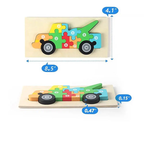 3D - Wooden Puzzle 3 Pack Randomized