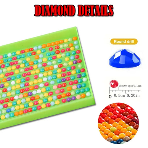 Diamond Painting Kits for Adults,Tree of Life Diamond Painting Kit,American Flag round Diamond Dots for Beginner,Gem Painting,Diy Art and Crafts,Home Wall Decor 14X14 Inch