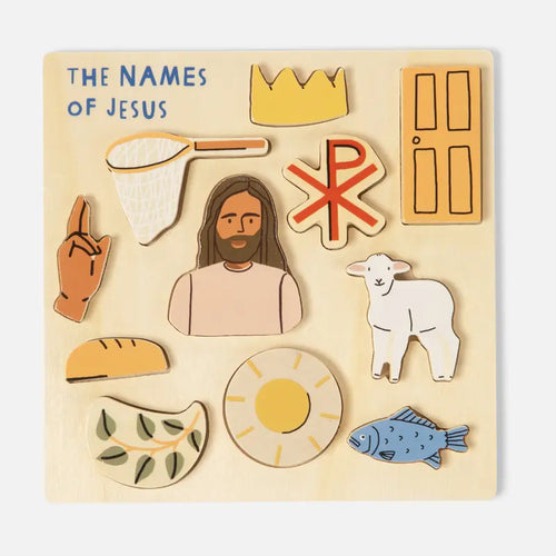 Jesus Wooden Puzzle Wood Puzzles Toddler Puzzles