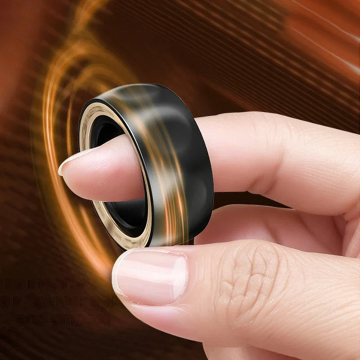 Magnetic Fidget Spinner Ring Stress Relief Toy for Adults & Teens